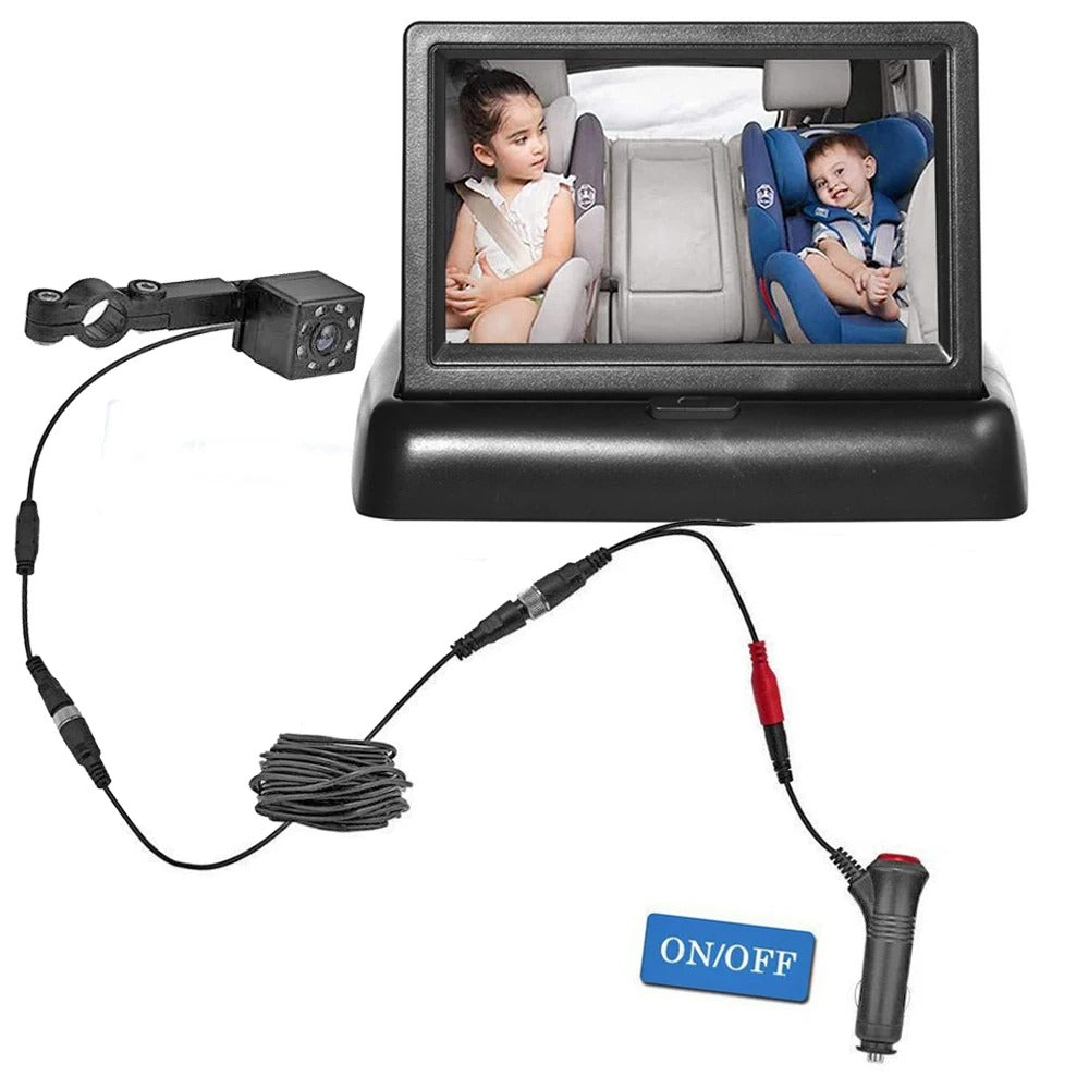 HD Baby Car Monitor for Safe Driving