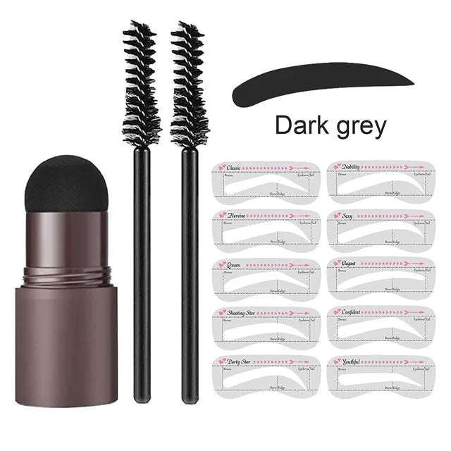 Makeup Eyebrow Stamp Shaping Kit Set Maquiagem Hairline Enhance Make-up for women 🔥SALE OFF 50%🔥